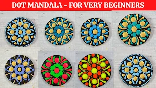 Dot Mandala on MDF | Dot mandala for beginners | Mandala Art | 142 | 2023 | ATM Creations