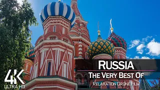 【4K】¼ HOUR DRONE FILM: «The Beauty of Russia 2021» 🔥🔥🔥 Ultra HD 🎵 Chillout Music (Ambient TV)