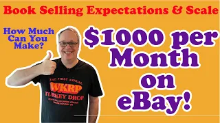 Profit of $1000 per Month Selling Books on eBay- Let's Talk Numbers, Expectations, & Scale