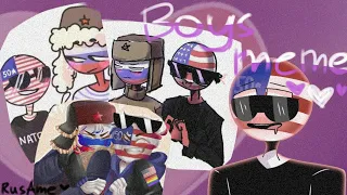 Boys Meme~~ ((RusAme)) CountryHumans!