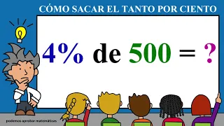 CÓMO SACAR EL TANTO POR CIENTO SUPER FÁCIL