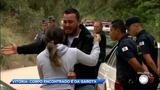 Pai de Vitória se desespera ao saber da morte da filha