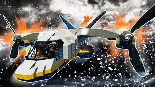 Plane Crashes During SNOW STORM DISASTER in Stormworks! (Stormworks Gameplay & Roleplay)