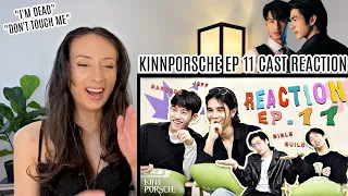 KinnPorsche The Series EP11 Cast REACTION | Jeff, Barcode, Bible, Build