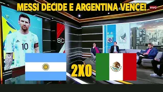 DEBATE DO JOGO ARGENTINA 2X0 MÉXICO NA COPA DO MUNDO