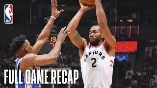 76ERS vs RAPTORS | Kawhi Leonard Shines Bright In First Semifinal Match-Up | Game 1