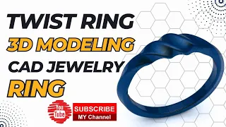 How To MAKE Twist Ring in Matrix 9 | twist ring | twisted ring design |