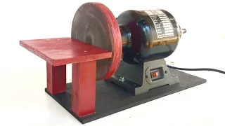 How to build a disc sander with a bench grinder