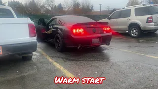 3V MUSTANG GT STRAIGHT PIPED EXHAUST ( LOUD)