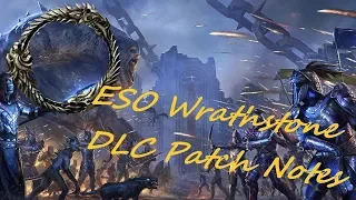 ESO l Wrathstone DLC PatchNotes 4.3.0