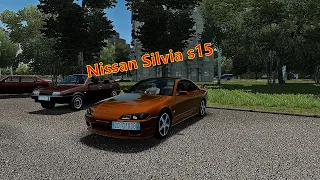 🚗 City Car Driving 1.5.9 -  Nissan Silvia s15|Ratio 18.9 |DAY DRIVE|