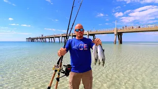 Eating Whatever I Catch Under this Saltwater Pier!