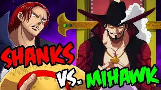 Shanks Vs. Mihawk: How Did It Go? - One Piece Discussion | Tekking101
