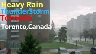 Heavy Rain/ ThunderStorm/ Tornedo/ Toronto,Canada ! Nazia's Lifestyle