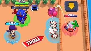 1000 IQ TROLL -10 IQ! WHAT WILL HAPPEN? Brawl Stars Funny Moments & Wins & Fails & Glitches ep.727