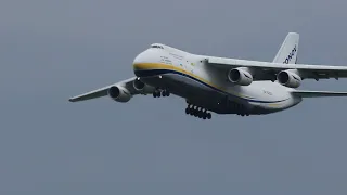 Antonov An-124-100M Rusłan "Be Brave Like Kharkiv" landing on Rzeszów Jasionka Airport