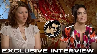 Lucy Lawless and Janet Montgomery Interview - Salem, Season 2 (HD) 2015