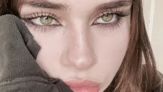 light green eyes .  ྀི⊹⁺ (subliminal)