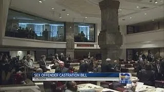 Ala. lawmaker lobs bill to castrate sex offenders