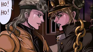 Jolyne VS Giorno (Jotaro VS Dio Parody) JoJo Comic Dub