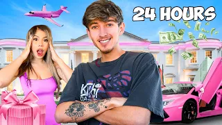 Surprising My GIRLFRIEND With 24 GIFTS In 24 HOURS!
