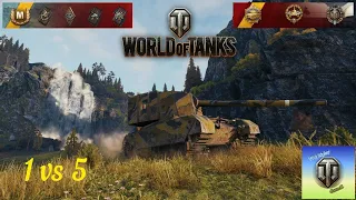 World of tanks FV 4005 epic 1vs5  - 10 KILLS  - 8,2 Damage