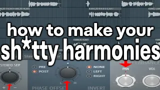 how to make your sh*tty harmonies