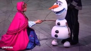 Frozen Musical Funny Technical Fail! - Disney Fail! Performers Improvise!