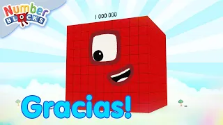 1 Millón de Suscriptores! 🥳 Aprende a contar hasta 1000000 | Numberblocks en Español