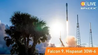 Трансляция пуска Falcon 9 (Hispasat 30W-6)