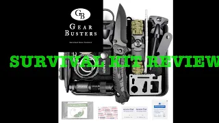 SURVIVAL KIT REVIEW AND TEST!!! GEAR BUSTERS review the SPUNKER 15 piece Survival kit.