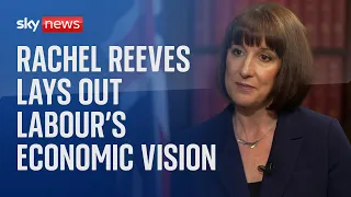 UK Shadow Chancellor Rachel Reeves delivers a speech on the future of the economy