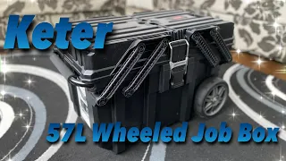 Keter - 57L Wheeled Job Box