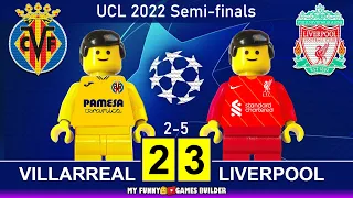 Villarreal vs Liverpool 2-3 (2-5) Champions League 2022 • Goals & Extended Highlights Lego Football