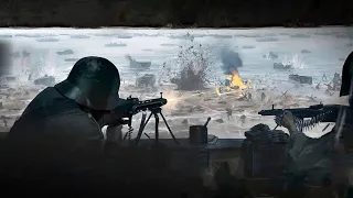 Defensa en el Desembarco de Normandía (Beach Invasion 1944 Gameplay) | Awakate
