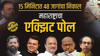 महाराष्ट्राच्या ४८ जागांचा एक्झिट पोल | Loksabha 2024 | Exit Poll | Loknama