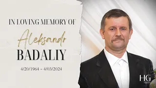 Funeral Service | Aleksandr Badaliy | 8 April 2024 | 19:00