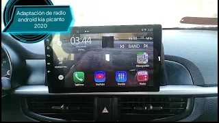 adaptación de radio android en mi kia picanto 2020