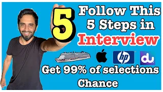 Follow this 5 Simple Steps to Clear Any Interview