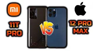 XIAOMI 11T PRO VS IPHONE 12 PRO MAX SPEED TEST