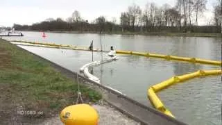 Havarie - Binnenschiff (Schubverband) auf Mittellandkanal gesunken