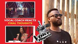 Final Thoughts - The Voice Nigeria Season 4 | Knockouts | Team Niyola
