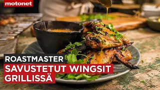 Savustaminen grillillä | Savuiset wingsit ja helppo buffalokastike | Roastmaster-grillausvinkit