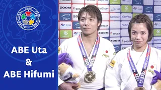 ABE Uta - 52 kg, ABE Hifumi - 66 kg (JPN) - World Judo Championships Doha 2023 GOLD Medalists