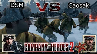 Coh2 1v1 | DSM vs Caosak | Crossing the road