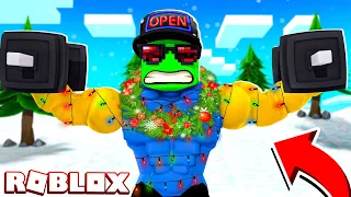 ПРАЗДНИК В СИМУЛЯТОРЕ КАЧКА! Новые БОССЫ и СТАДИИ Супер ОБНОВЛЕНИЕ в Lifting Simulator Roblox