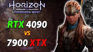 Horizon Forbidden West - RX 7900XTX VS RTX 4090 - 4K, 1440, 1080, DLSS, FSR, Frame Gen, AFMF