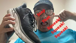 Stop your Walk/Running Shoes from Squeaking including Hoka's "Runnergy's the Runner's Desk"
