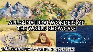 CIV 6 - ALL 34 NATURAL WONDERS SHOWCASE [A TO Z] RISE AND FALL/GATHERING STORM DLC