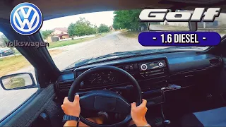 1988 VOLKSWAGEN GOLF 2 1.6 DIESEL POV DRIVE by AUTOMOB